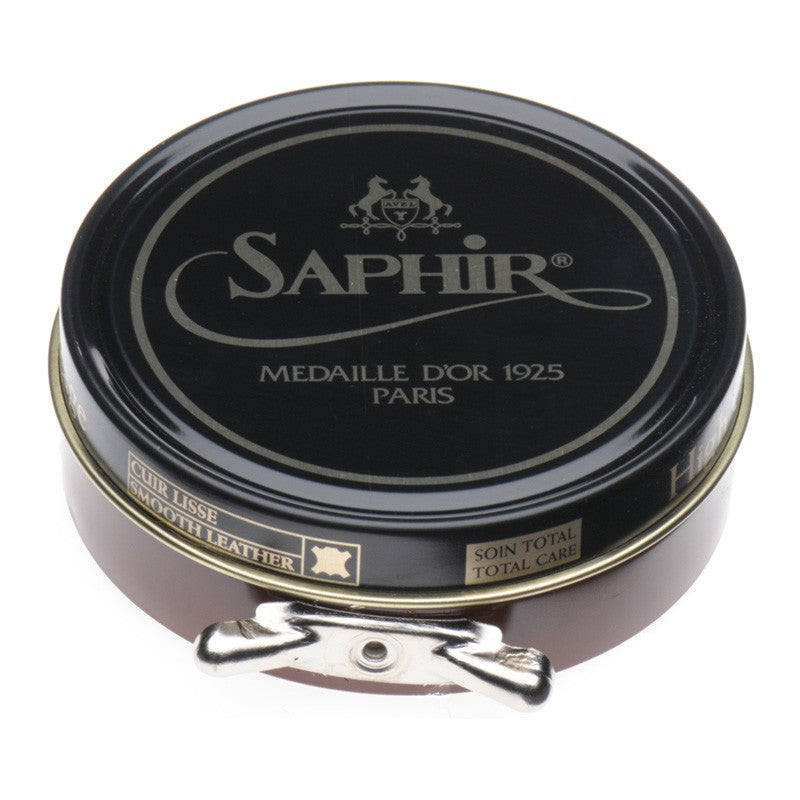 Product image for Saphir Pate De Luxe High Gloss Polish 50ml in light brown