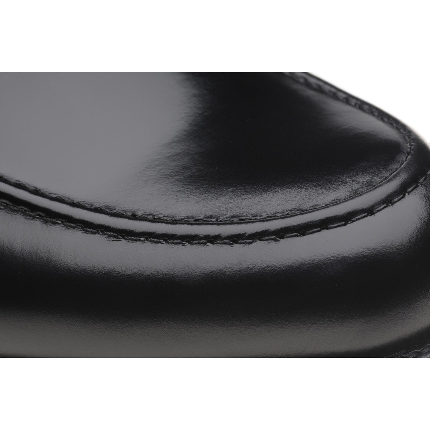 Product image for Wildsmith Model 31 Rubber mens rubber-soled loafers in black polished (second)