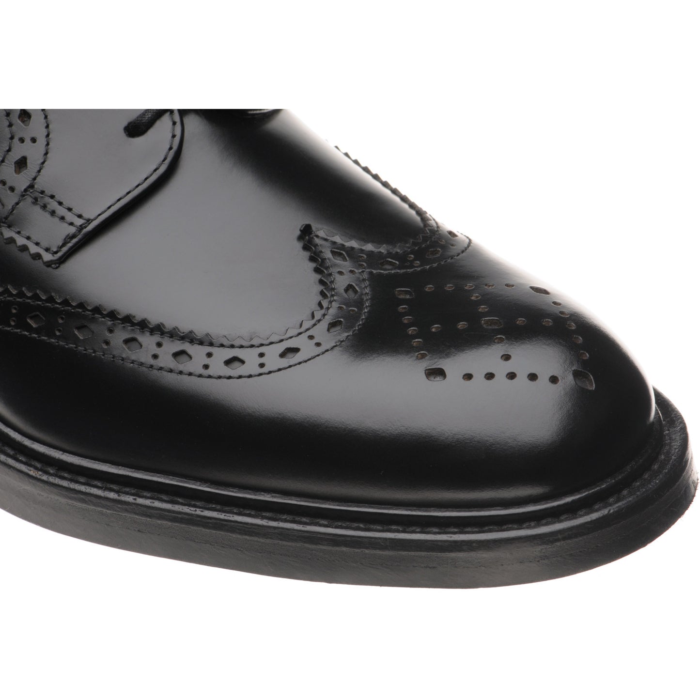 Product image for Wildsmith Model 39 mens brogues in black polished (second)