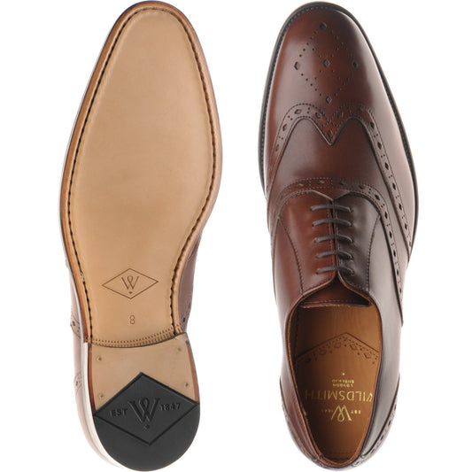 Product image for Wildsmith Model 42 mens brogues in cognac calf (second)