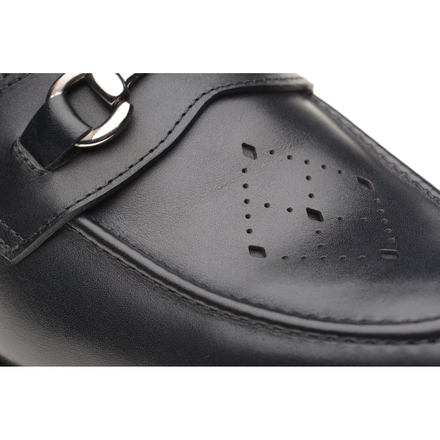 Product image for Wildsmith Model 51 mens hybrid-soled loafers in black calf
