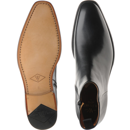 Product image for Wildsmith Model 70 mens Chelsea boots in black calf (second)