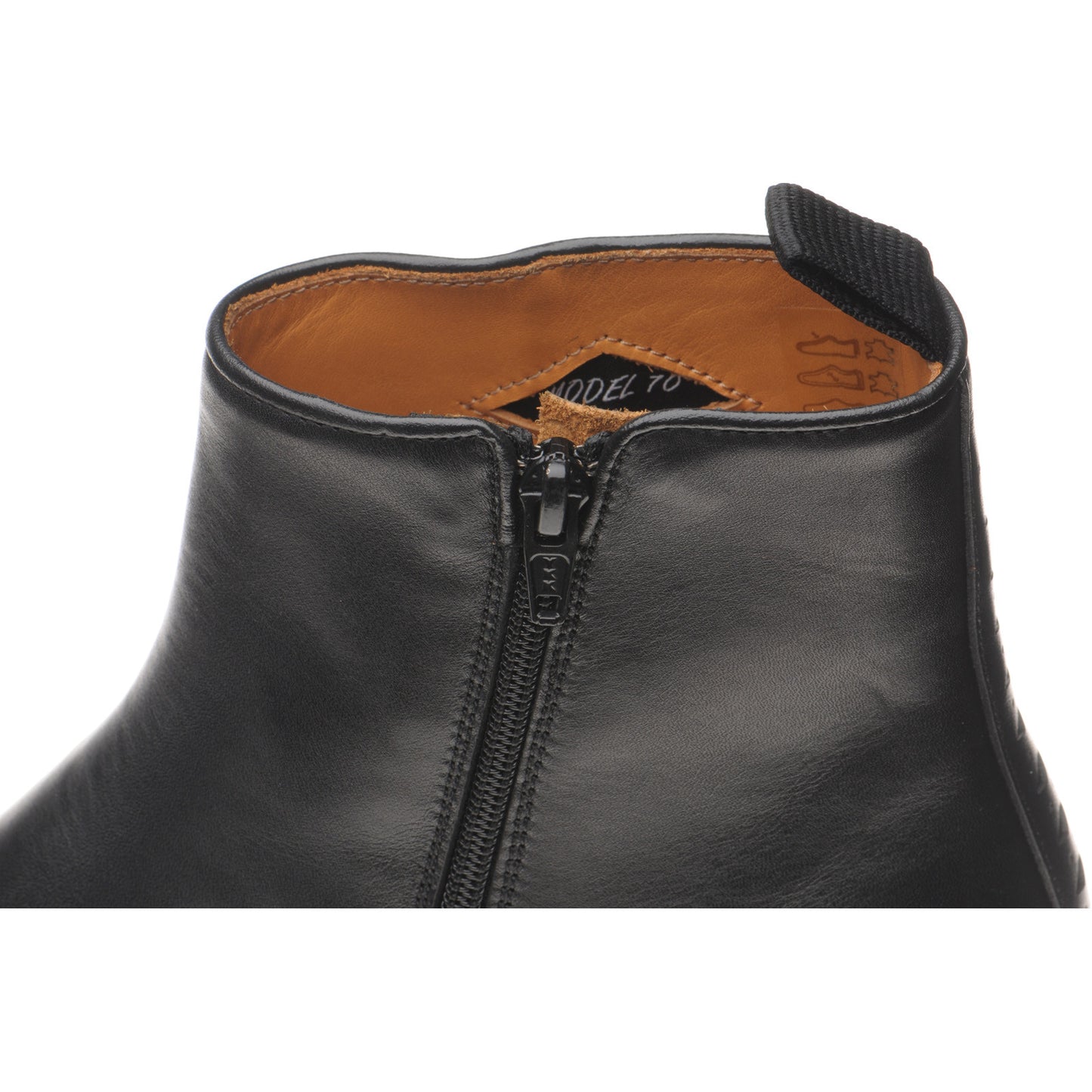 Product image for Wildsmith Model 70 mens Chelsea boots in black calf (second)