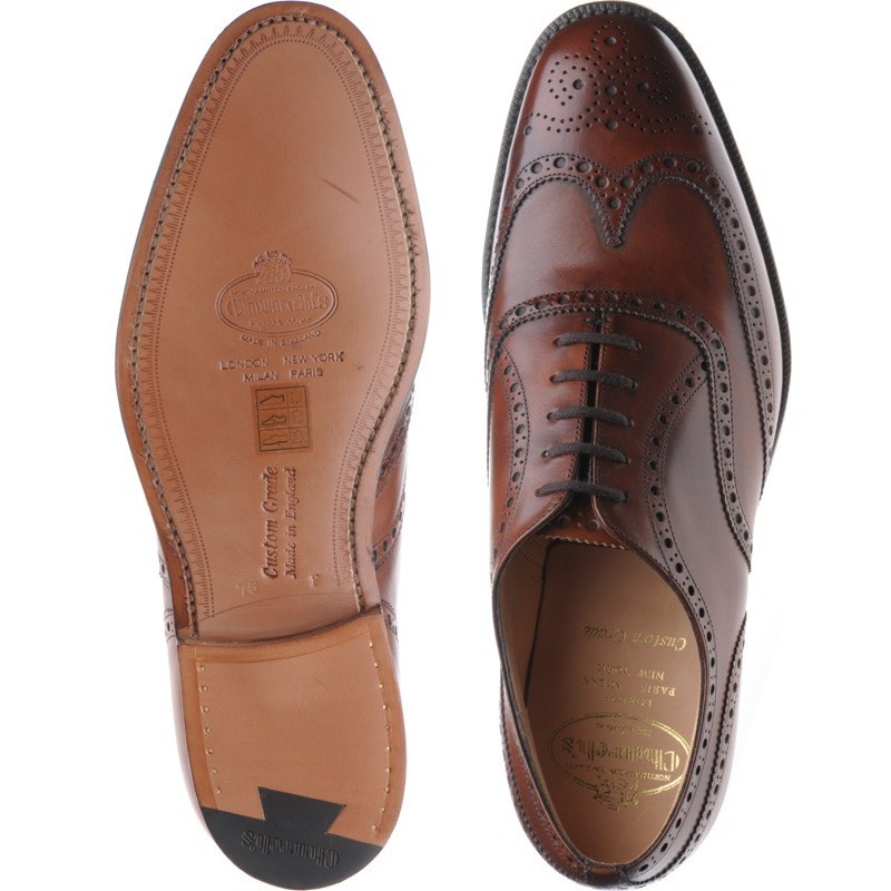 Church shoes | Church Custom Grade | Chetwynd brogue in Walnut Calf at ...