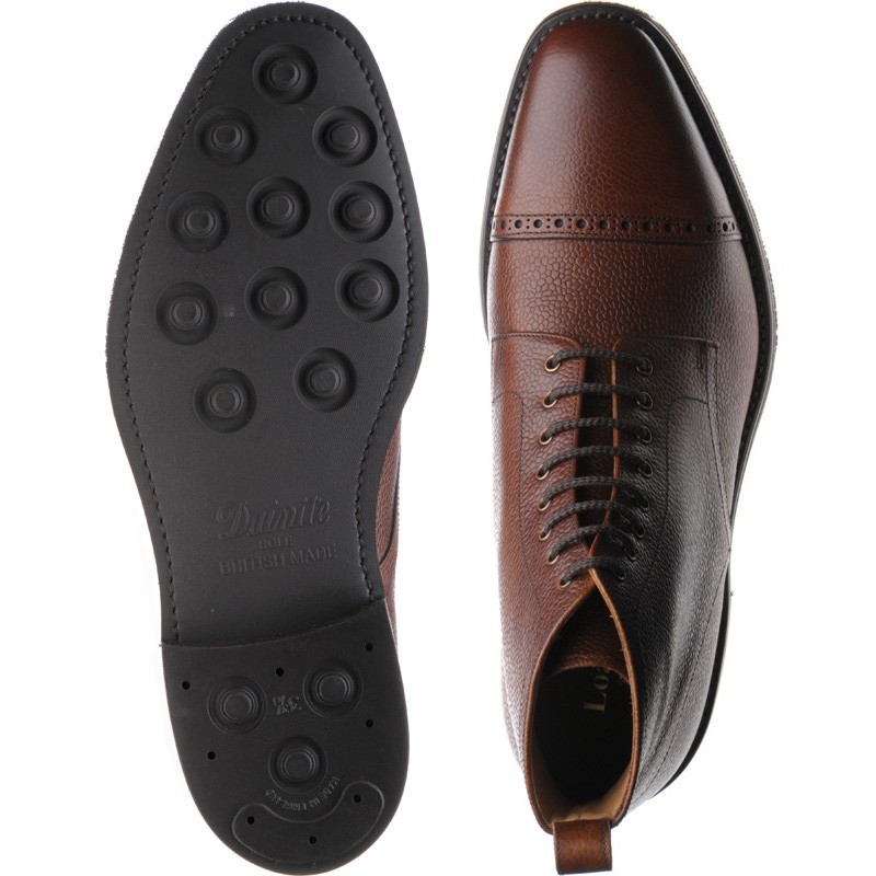 Loake shoes | Loake 1880 Anniversary | Loake Hyde boot in Brown Grain ...