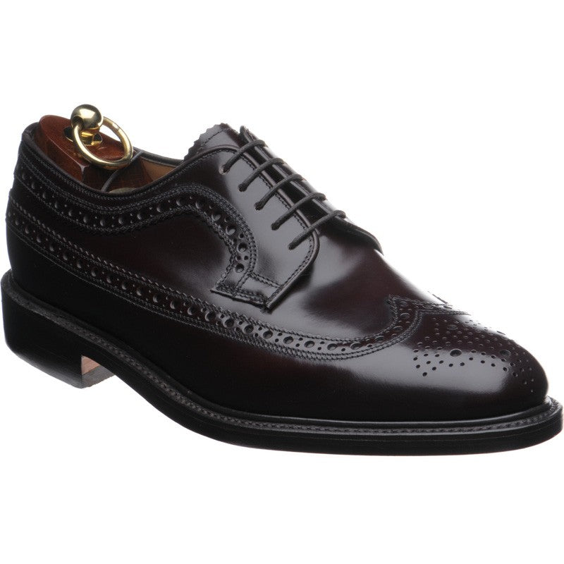 Product image for Loake Royal in burgundy polished