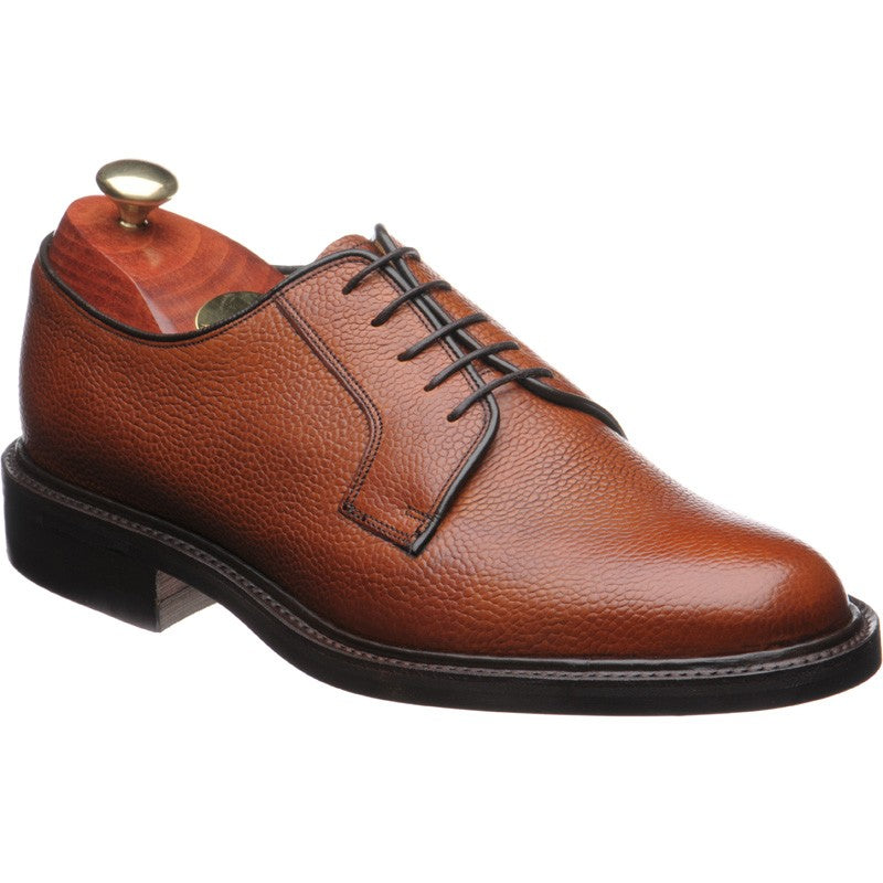 Nairn rubber soled Derby shoes cedar grain