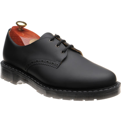Product image for Wildsmith Model Gibson mens rubber-soled Derby shoes in black gaucho crazy