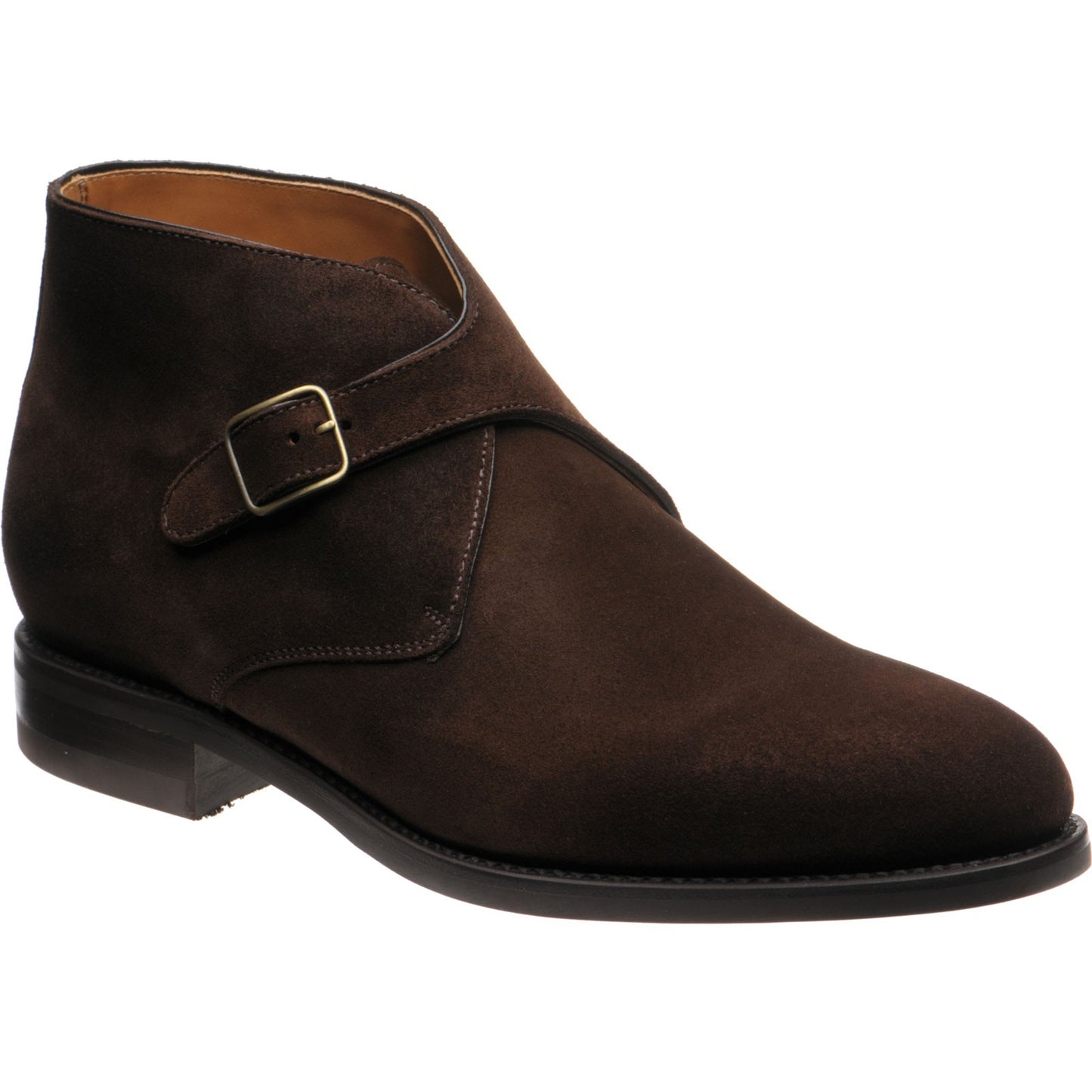 Product image for Herring Kingston II mens rubber-soled boots in brown oiled suede