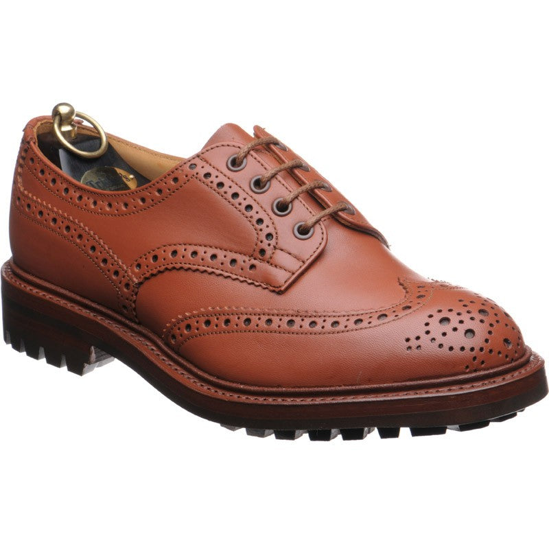 Keswick rubber soled brogues c shade gorse calf