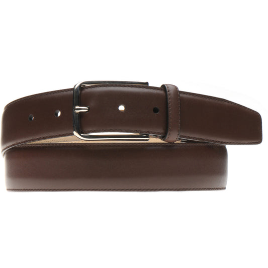Product image for Herring Westminster II Belt in brown calf silver buckle