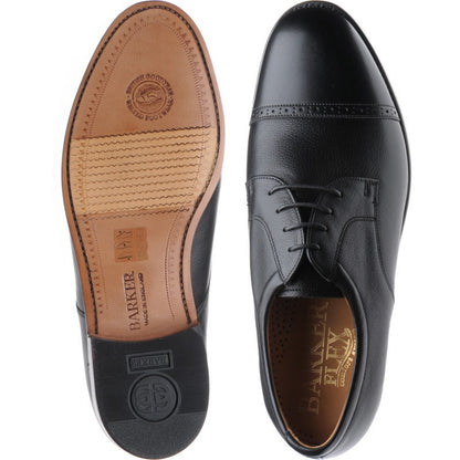 Product image for Barker Staines in black calf