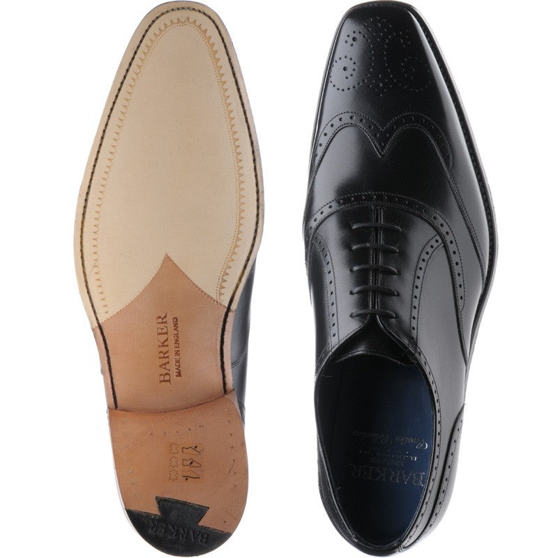 Product image for Barker Johnny in black calf