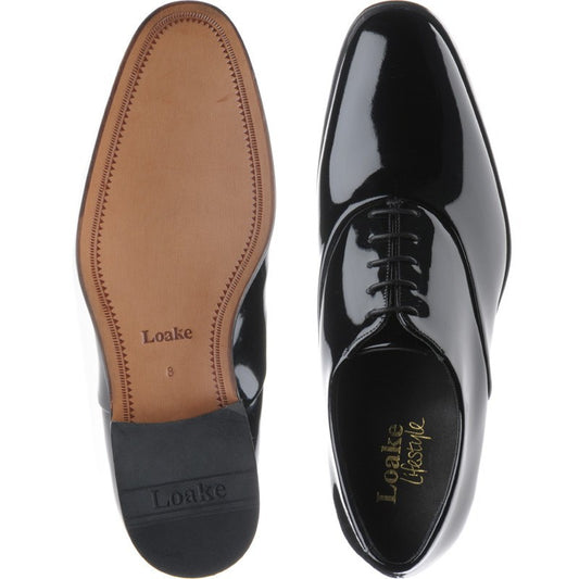 Product image for Loake Patent in black patent