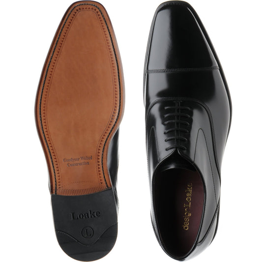 Product image for Loake Sharp in black polished