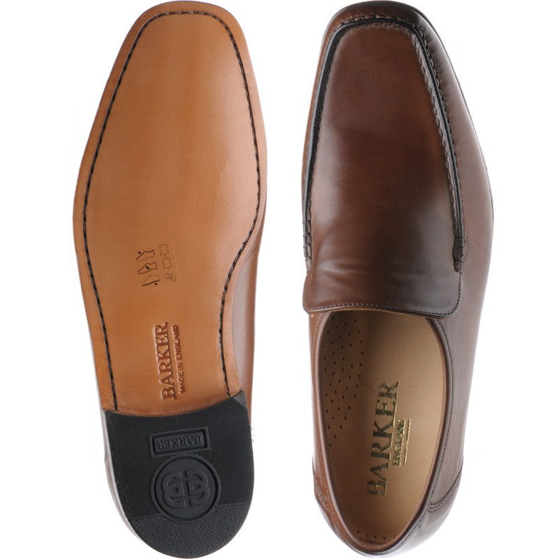 Barker Javron mens loafers in brown calf – Herring Shoes