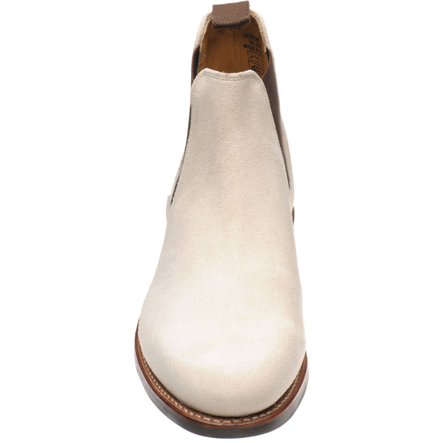 Product image for Herring Sittaford Rubber mens rubber-soled Chelsea boots in arctic suede
