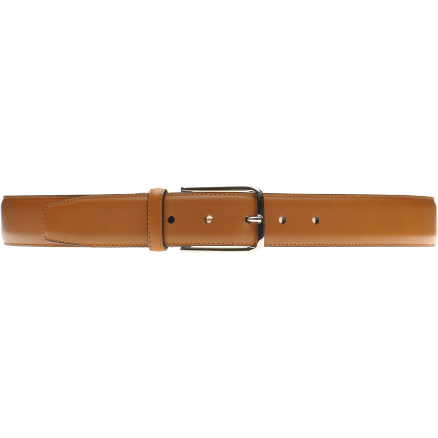 Product image for Herring Westminster II Belt in tan calf silver buckle