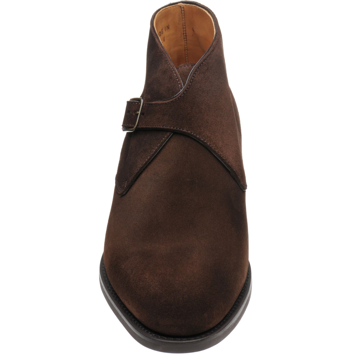 Product image for Herring Kingston II mens rubber-soled boots in brown oiled suede