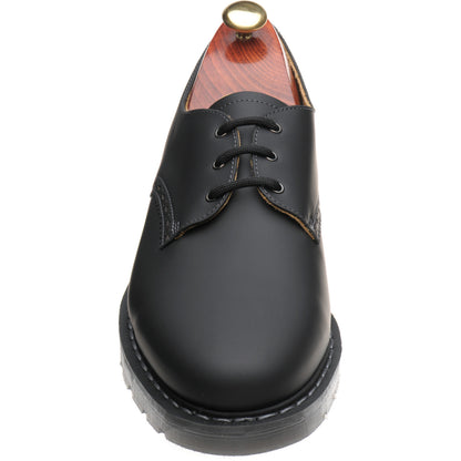 Product image for Wildsmith Model Gibson mens rubber-soled Derby shoes in black gaucho crazy