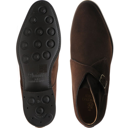 Product image for Herring Kingston II mens rubber-soled boots in brown oiled suede