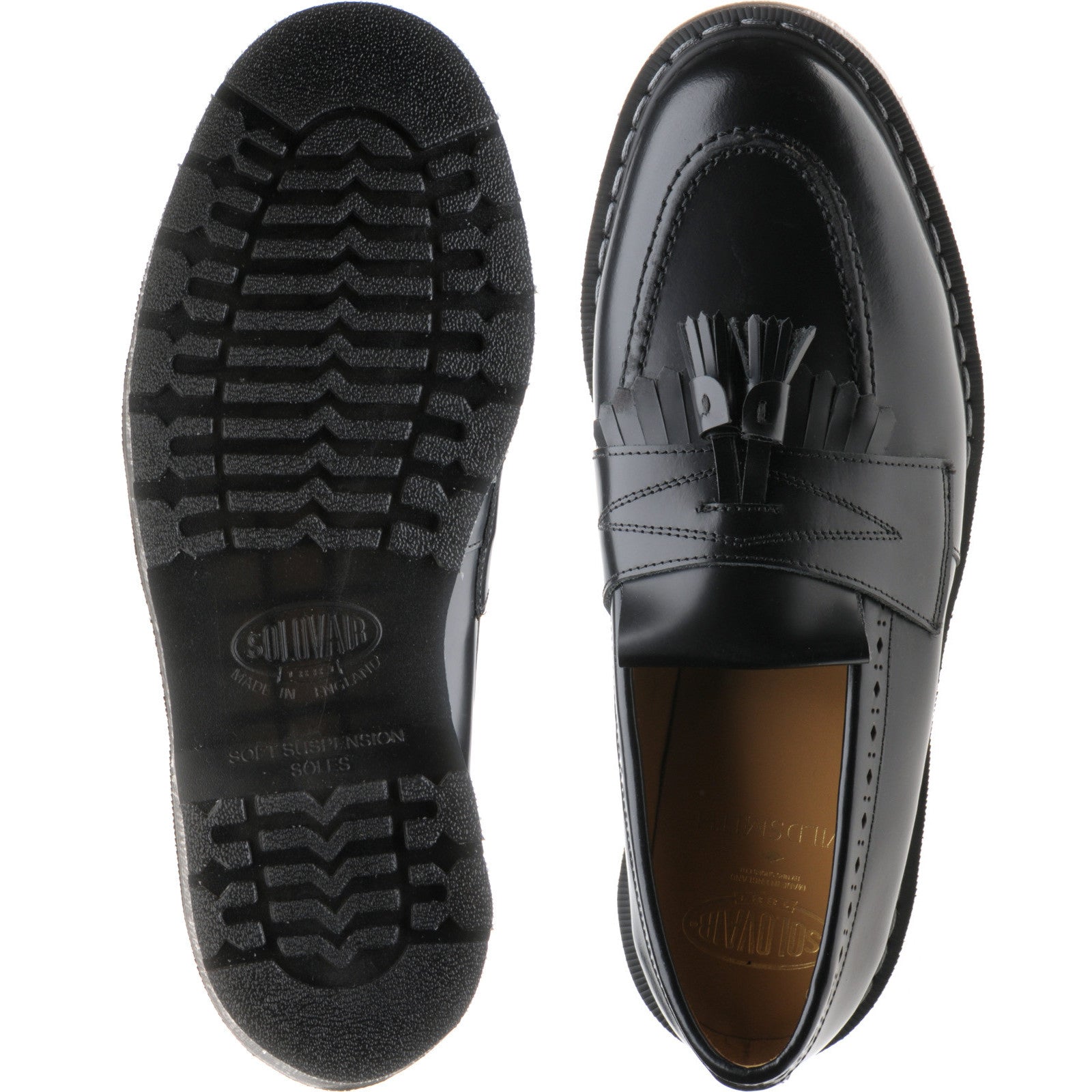 Wildsmith Model Tassel mens rubber-soled tasselled loafers in