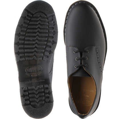 Product image for Wildsmith Model Gibson mens rubber-soled Derby shoes in black gaucho crazy