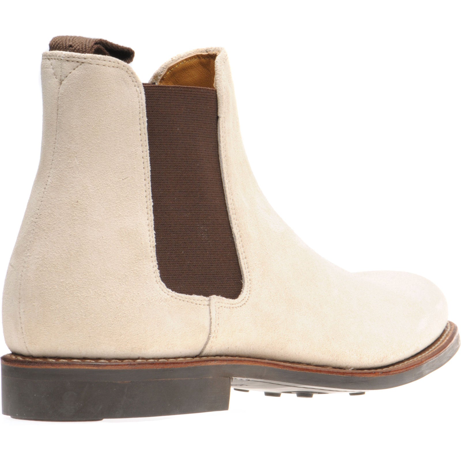 Product image for Herring Sittaford Rubber mens rubber-soled Chelsea boots in arctic suede