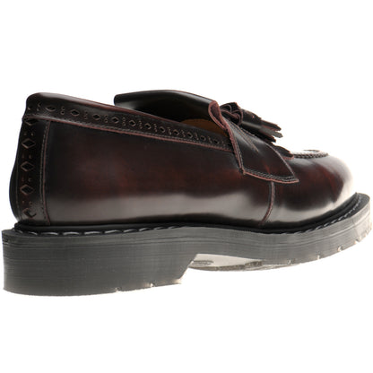 Product image for Wildsmith Model Tassel mens rubber-soled tasselled loafers in burgundy rub off