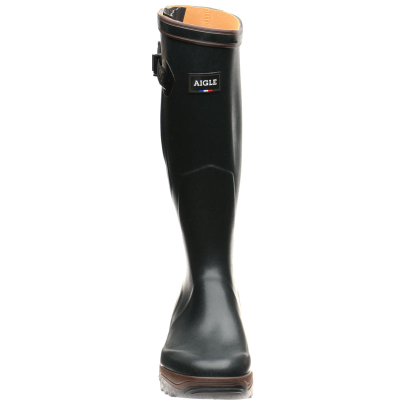 Product image for Aigle Parcours 2 Vario mens rubber-soled boots in green and bronze