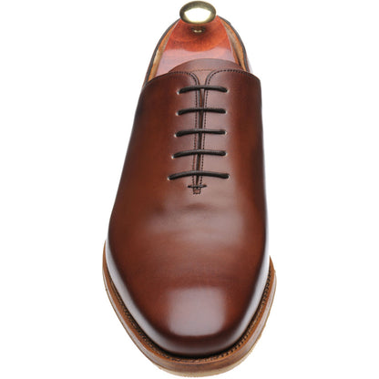 Product image for Barker Armstrong mens hybrid-soled Oxfords in chestnut calf