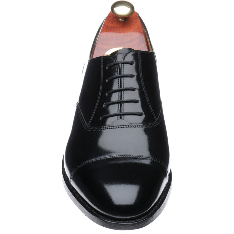 Product image for Barker Arnold mens Oxfords in black polished (second)
