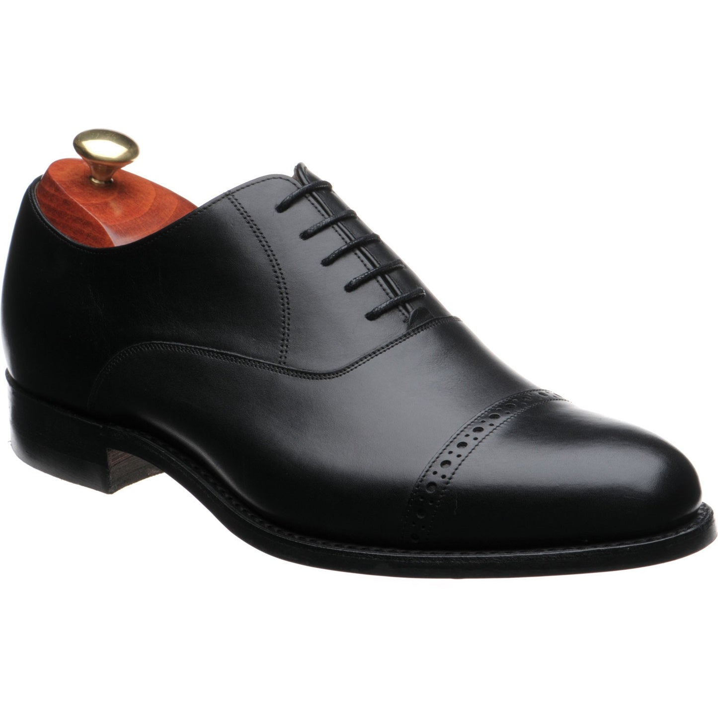 Product image for Barker Burford in black calf