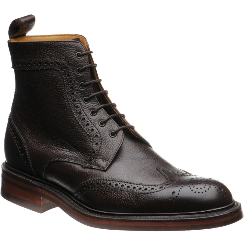 Product image for Barker Calder in dark brown grain