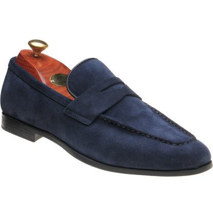 Product image for Barker Capri in navy suede