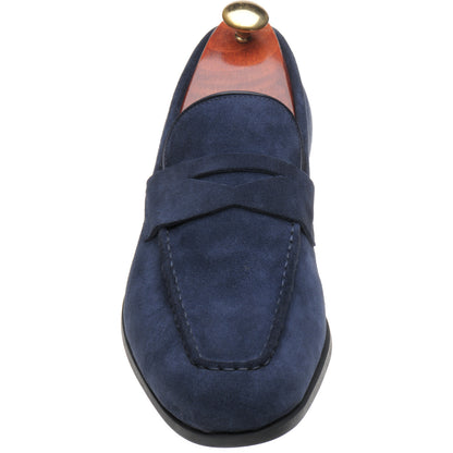 Product image for Barker Capri in navy suede