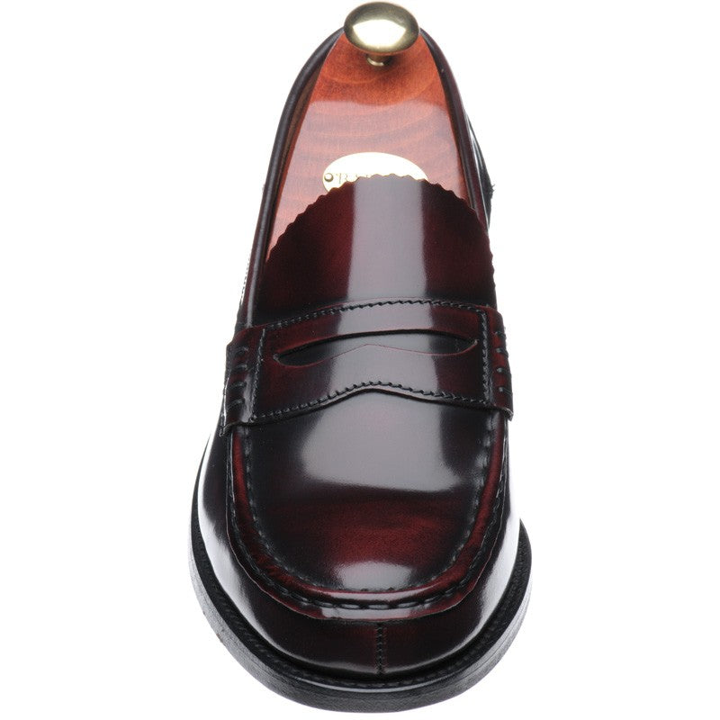 Product image for Barker Caruso in burgundy polished