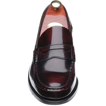 Product image for Barker Caruso in burgundy polished
