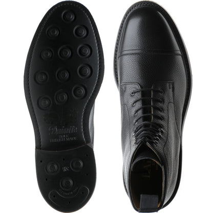 Product image for Barker Donegal in black grain calf
