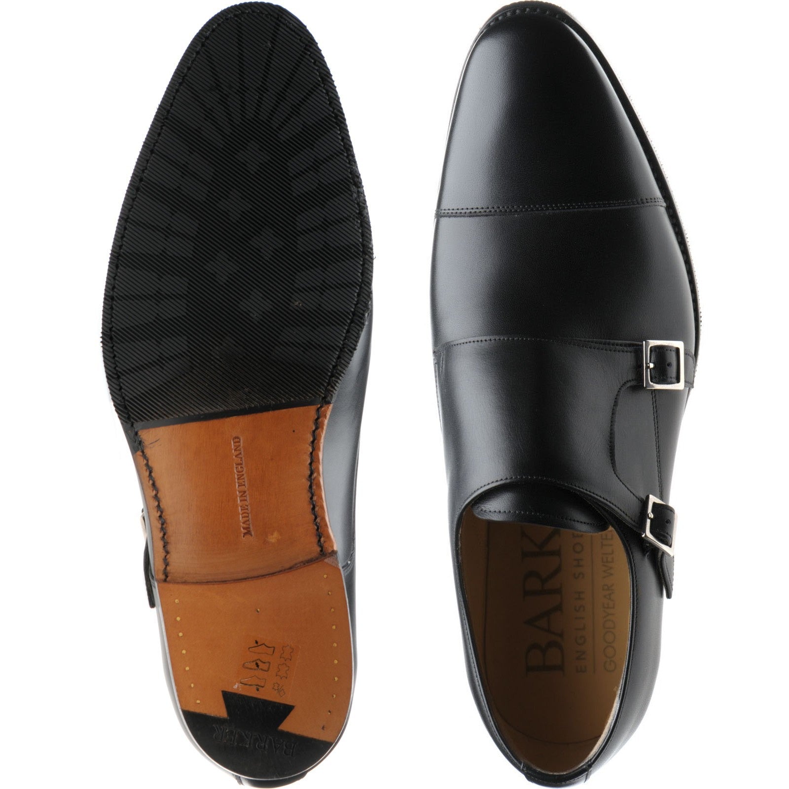 Product image for Barker Edison in black calf