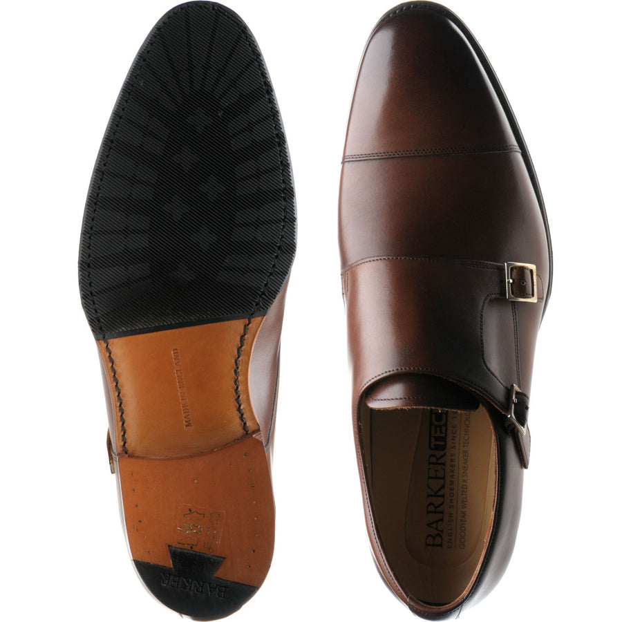 Product image for Barker Edison in walnut calf