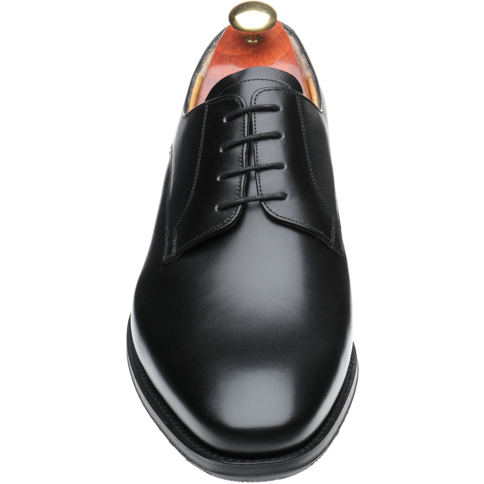 Product image for Barker Ellon in black calf
