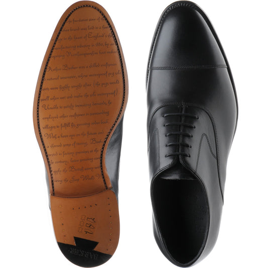 Product image for Barker Falsgrave mens Oxfords in black calf (second)