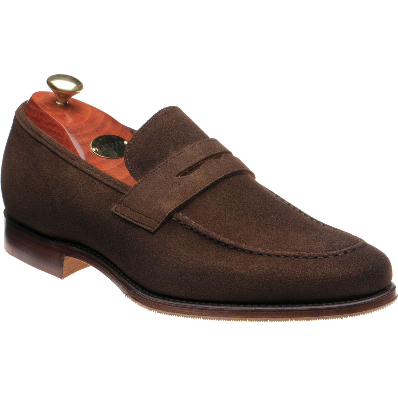 Product image for Barker Gates in castagnia suede