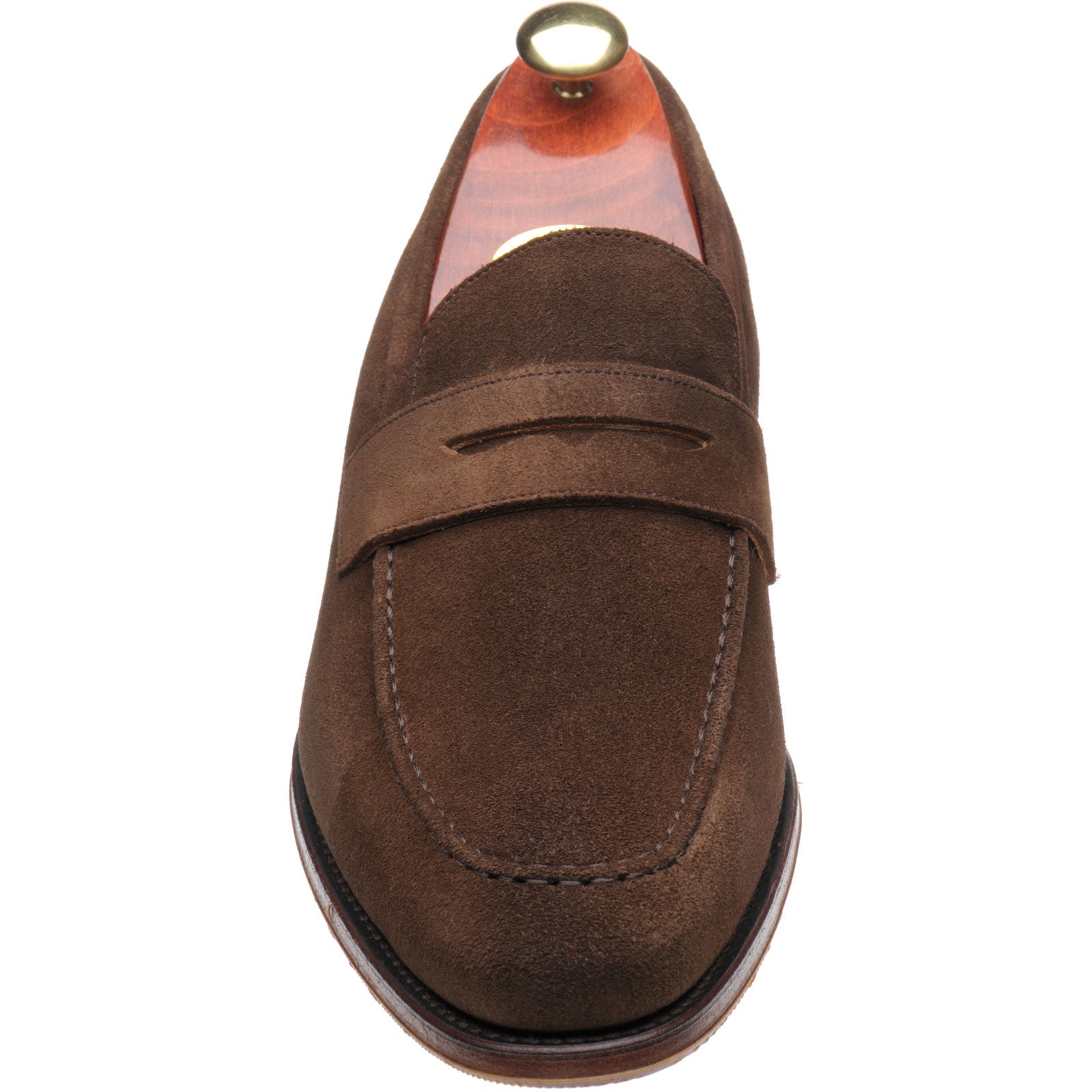 Product image for Barker Gates in castagnia suede