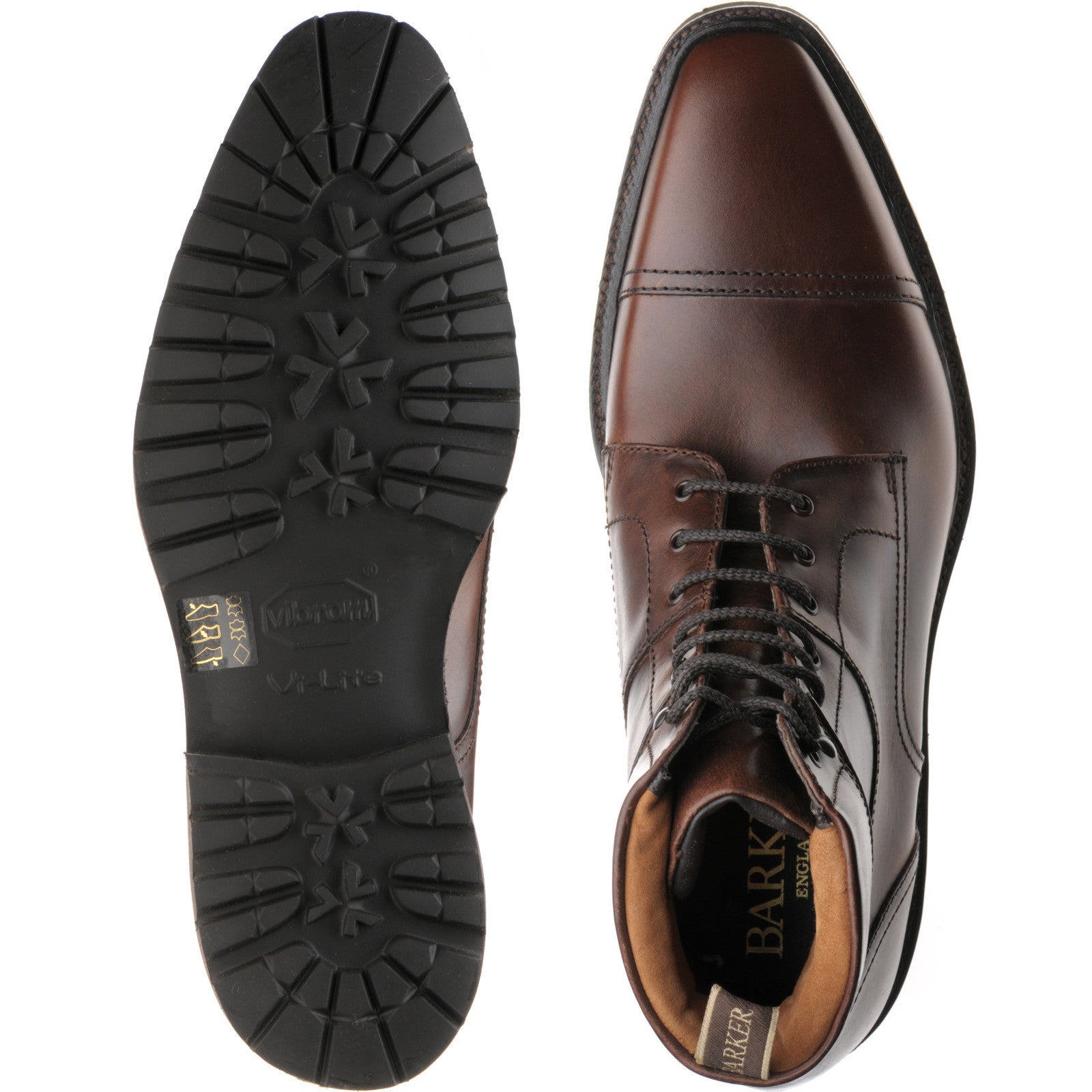 Product image for Barker Hawes in brown pull up