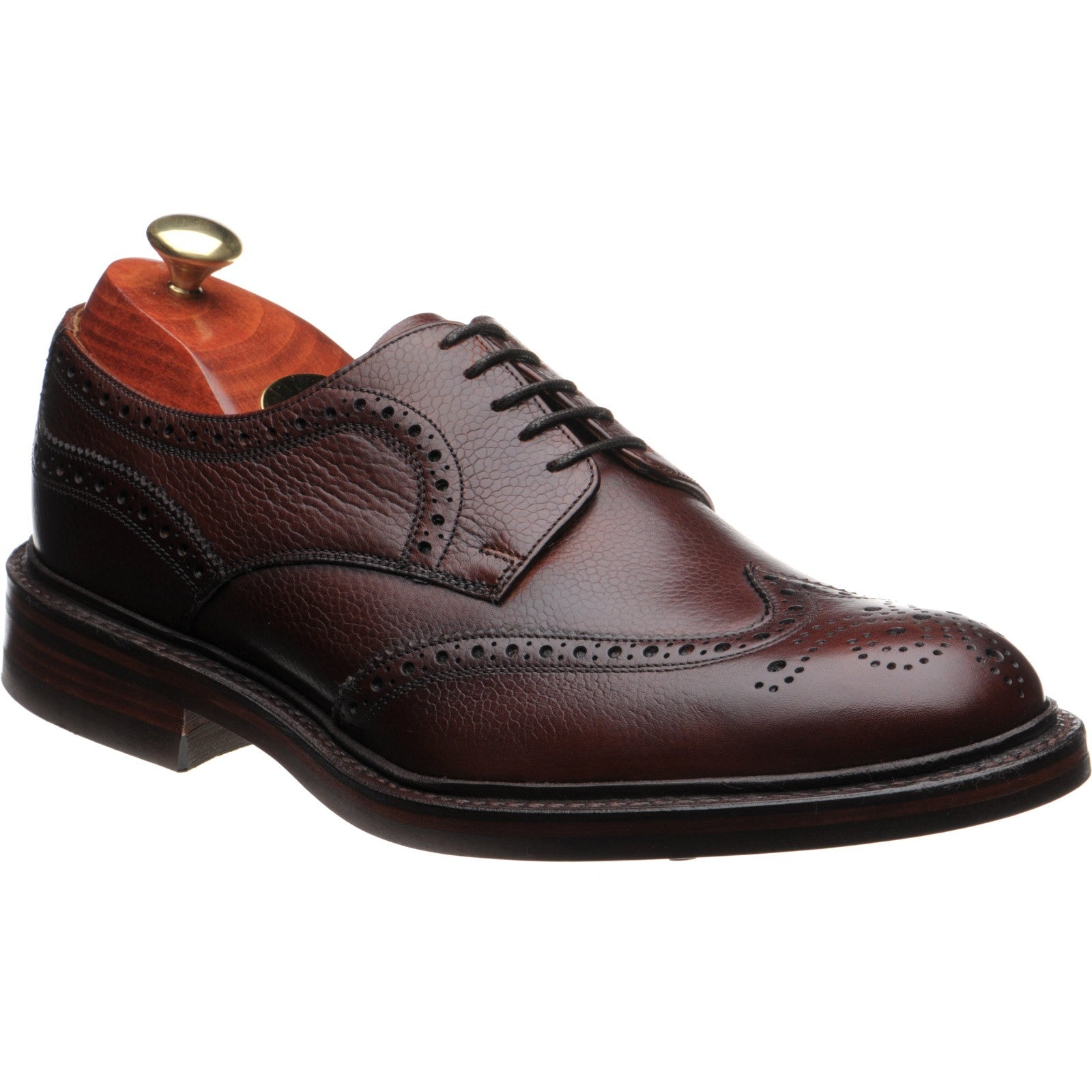 Kelmarsh rubber soled brogues cherry grain