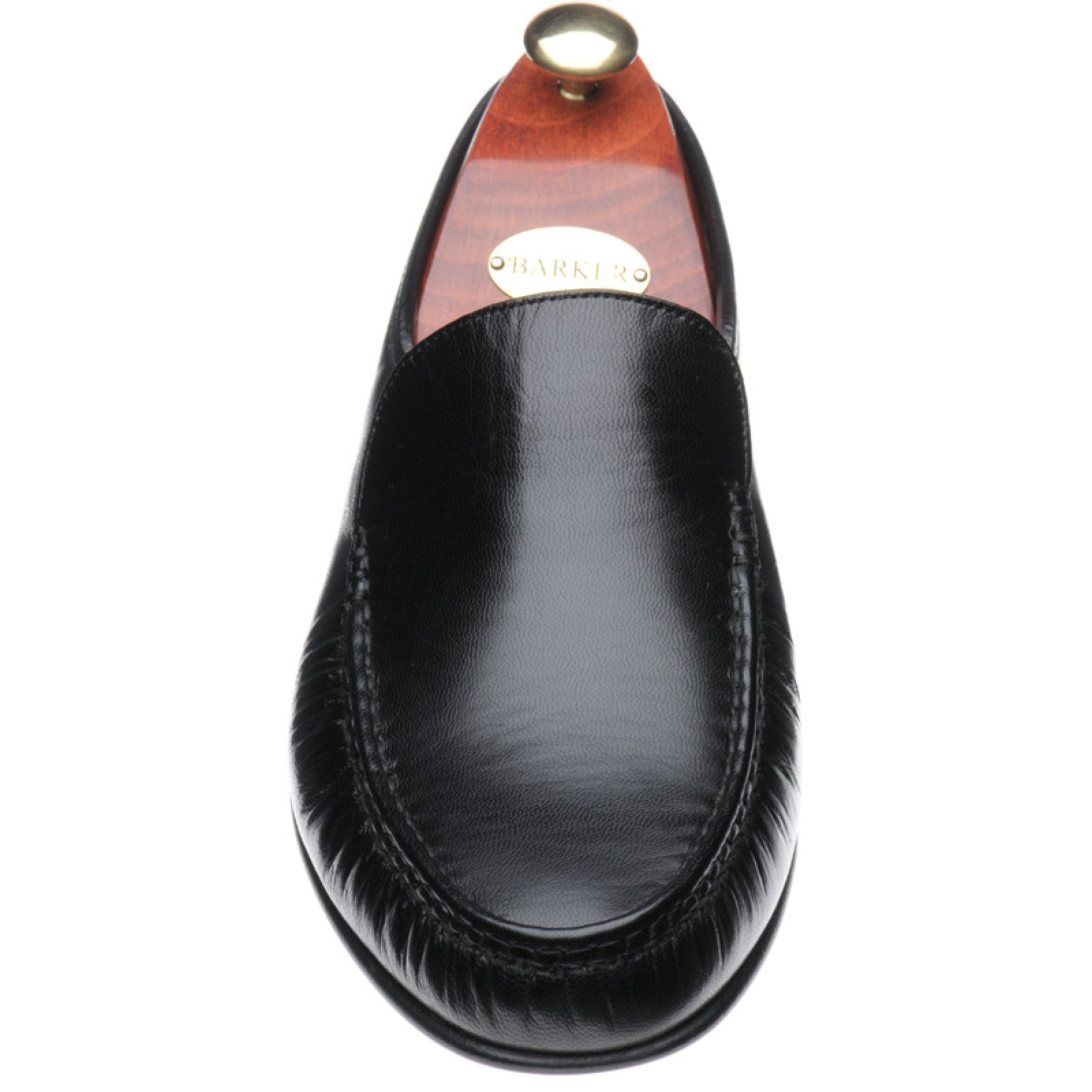 Product image for Barker Laurence mens hybrid-soled loafers in black kid (second)