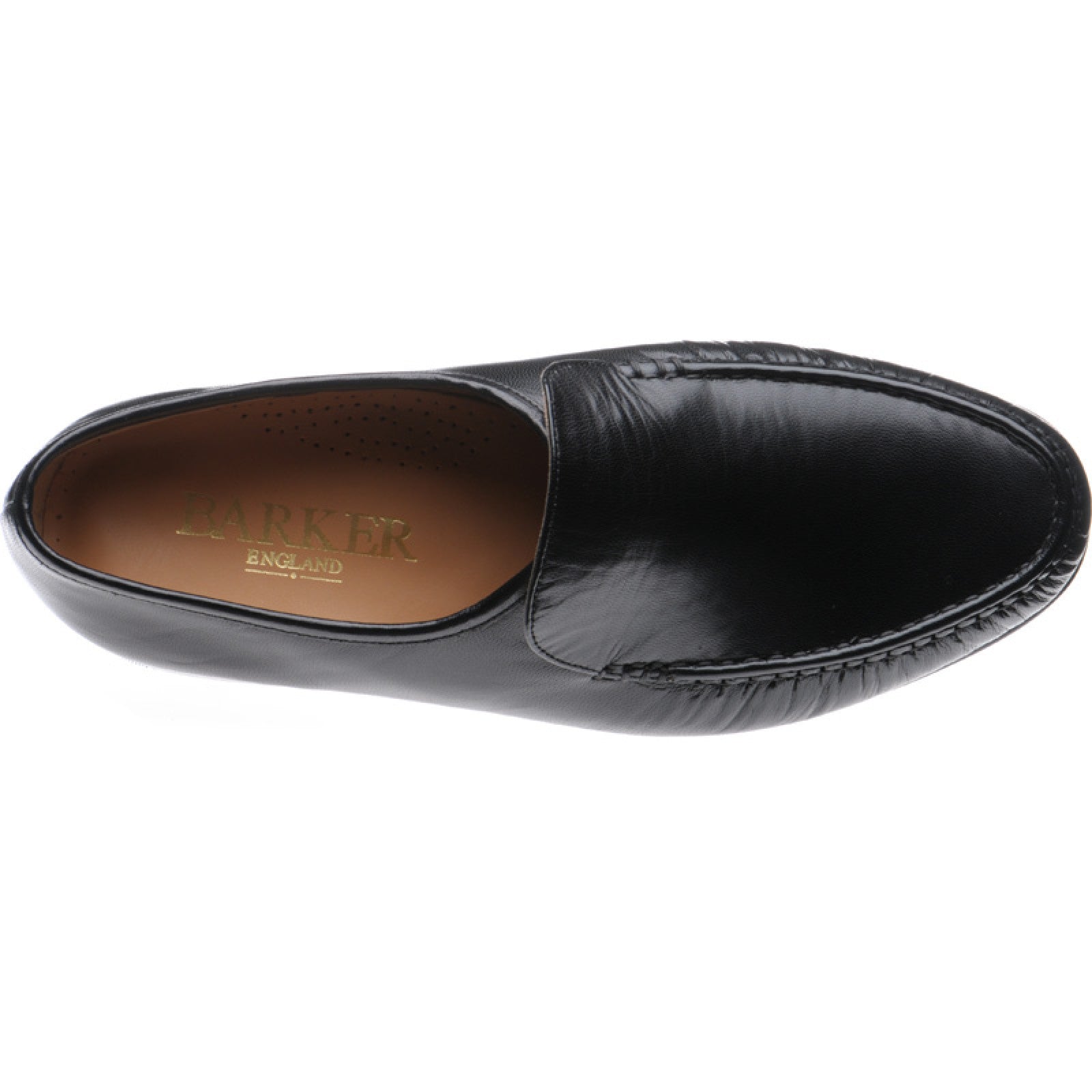 Product image for Barker Laurence mens hybrid-soled loafers in black kid (second)