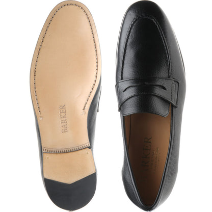 Product image for Barker Ledley in black deerskin